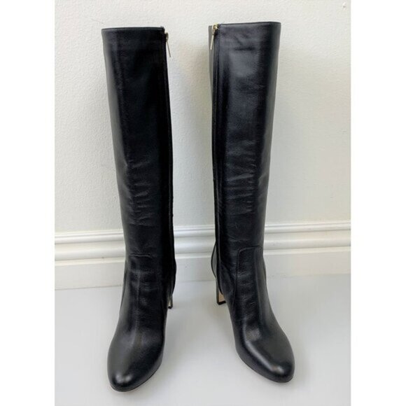 NIB Authentic Jimmy Choo Mahesa 100 Knee Boots SIze 37.5 - Picture 7 of 13